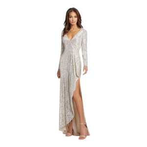 Mac Duggal Gown Size 6 White